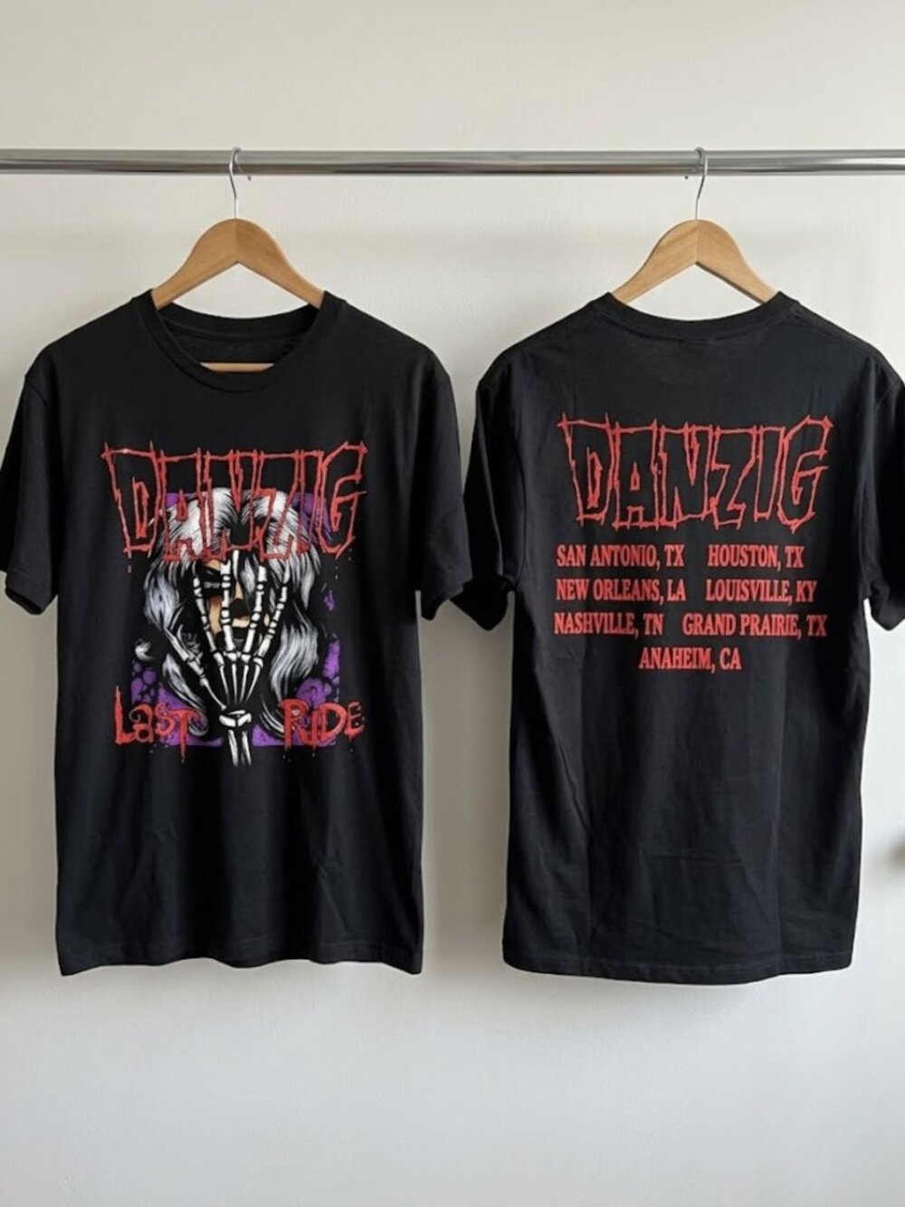 Danzig Last Ride North America Tour 2026 T-Shirt Reprint